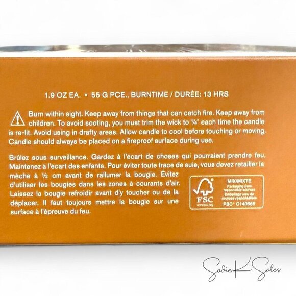 Pottery Barn Christmas Classic Holiday Gingerbread House Votives - Set of 5 - Picture 7 of 8